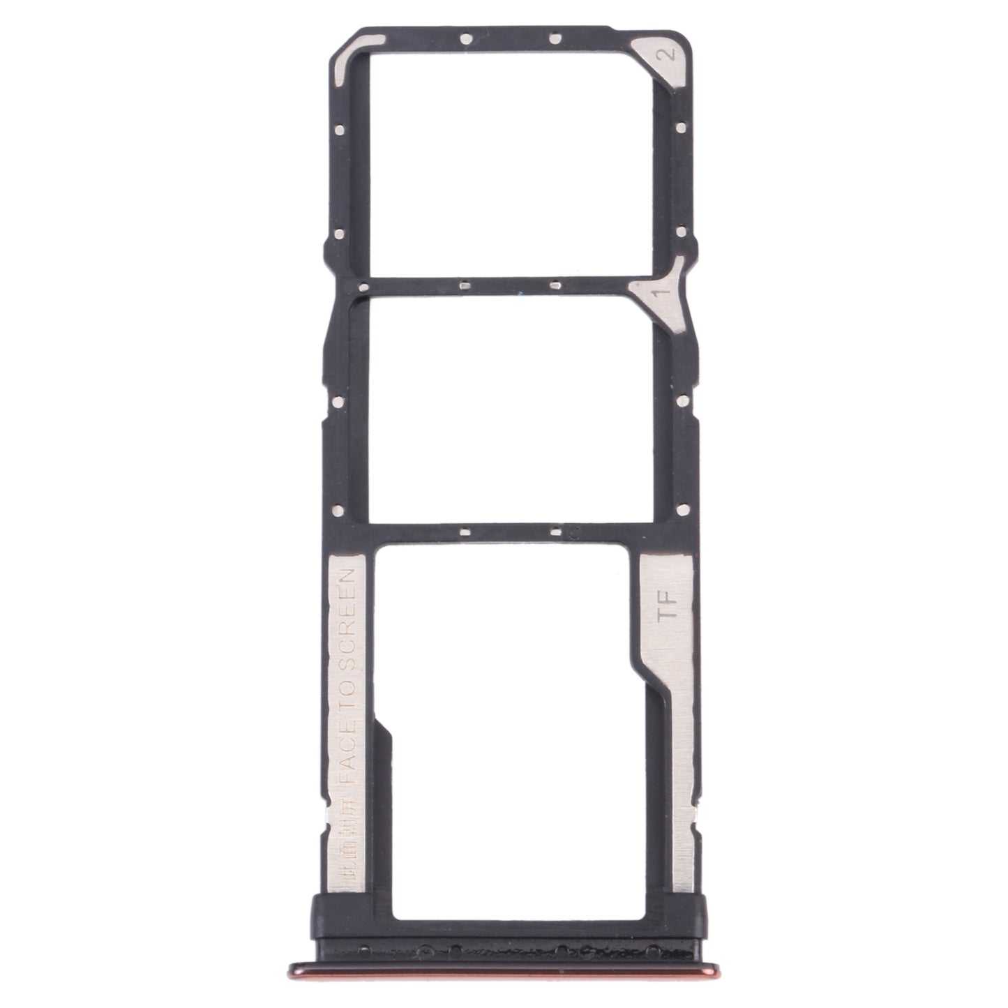 SIM Card Tray + SIM Card Tray + Micro SD Card Tray for Xiaomi Redmi Note 10 Pro 4G / Redmi Note 10 Pro Max / Redmi Note 10 Pro (India) M2101K6G, M2101K6R, M2101K6I, M2101K6P (Gold)