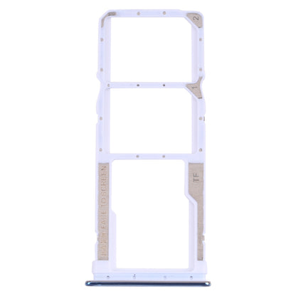 SIM Card Tray + SIM Card Tray + Micro SD Card Tray for Xiaomi Redmi Note 10 Pro 4G / Redmi Note 10 Pro Max / Redmi Note 10 Pro (India) M2101K6G, M2101K6R, M2101K6I, M2101K6P (Blue)