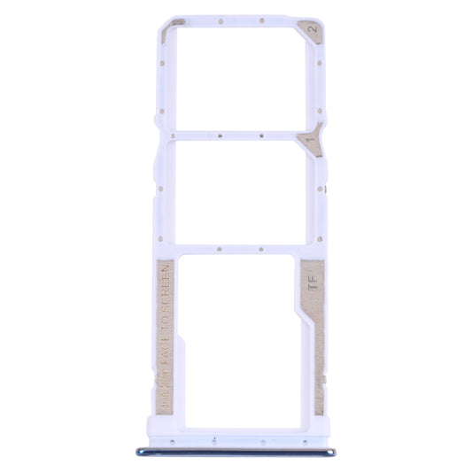 SIM Card Tray + SIM Card Tray + Micro SD Card Tray for Xiaomi Redmi Note 10 Pro 4G / Redmi Note 10 Pro Max / Redmi Note 10 Pro (India) M2101K6G, M2101K6R, M2101K6I, M2101K6P (Blue)