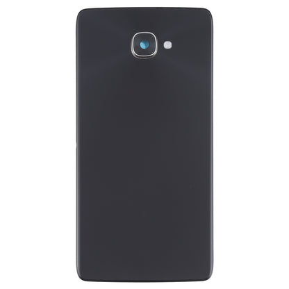For Alcatel One Touch Idol 4s OT6070 6070K 6070Y 6070 Glass Battery Back Cover  (Black)
