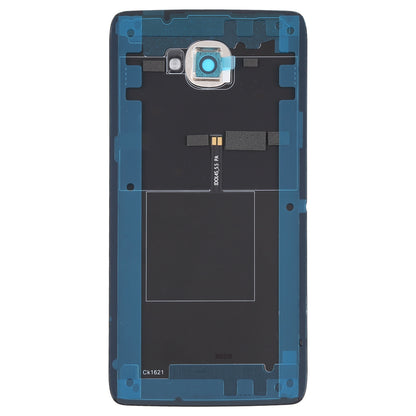 For Alcatel One Touch Idol 4s OT6070 6070K 6070Y 6070 Glass Battery Back Cover  (Black)