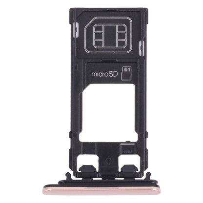 SIM Card Tray + Micro SD Card Tray for Sony Xperia X Performance (Pink)