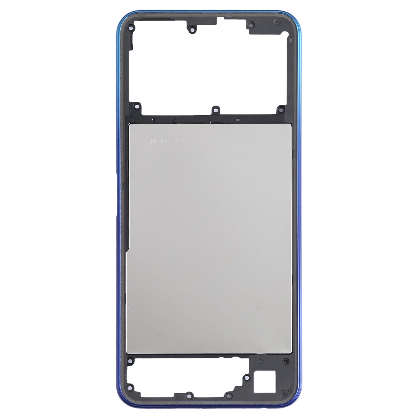 Original Middle Frame Bezel Plate For vivo Y20A / Y20 2021 / Y30 Standard V2052, V2054, V2070, V2101, V2043, V2048(Blue)