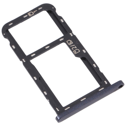 For ZTE Blade A72 SIM Card Tray + SIM Card Tray / Micro SD Card Tray (Grey)
