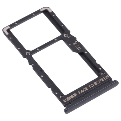 SIM Card Tray + SIM Card Tray / Micro SD Card Tray for Xiaomi Poco X3 GT 21061110AG (Black)