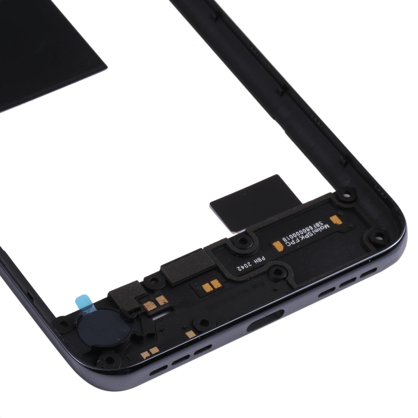 Original Middle Frame Bezel Plate for TCL 20L / 20 Lite T774H, T774B (Black)