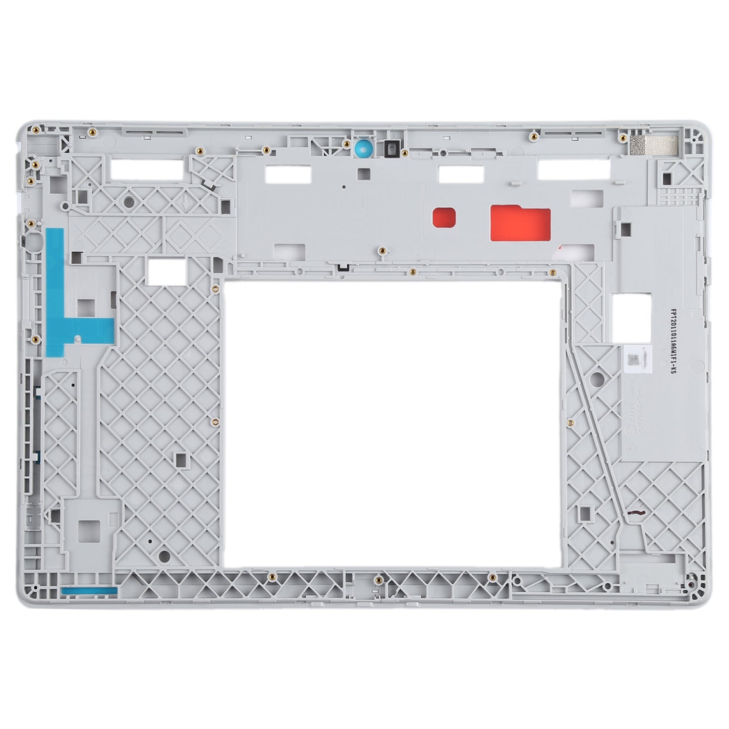 Original Front Housing LCD Frame Bezel Plate for Lenovo Tab M10 HD TB-X505 X505F TB-X505L X505 (White)