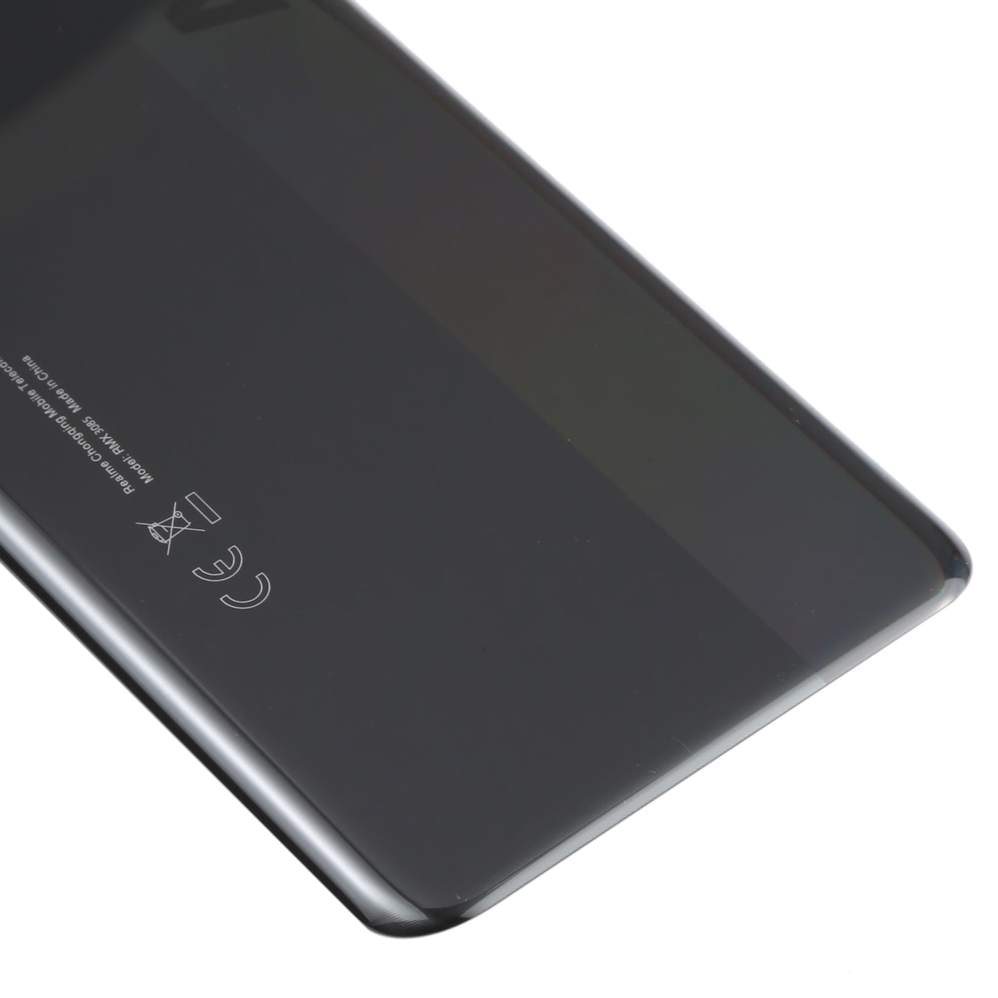 For OPPO Realme 8 4G RMX3085 Battery Back Cover (Black)