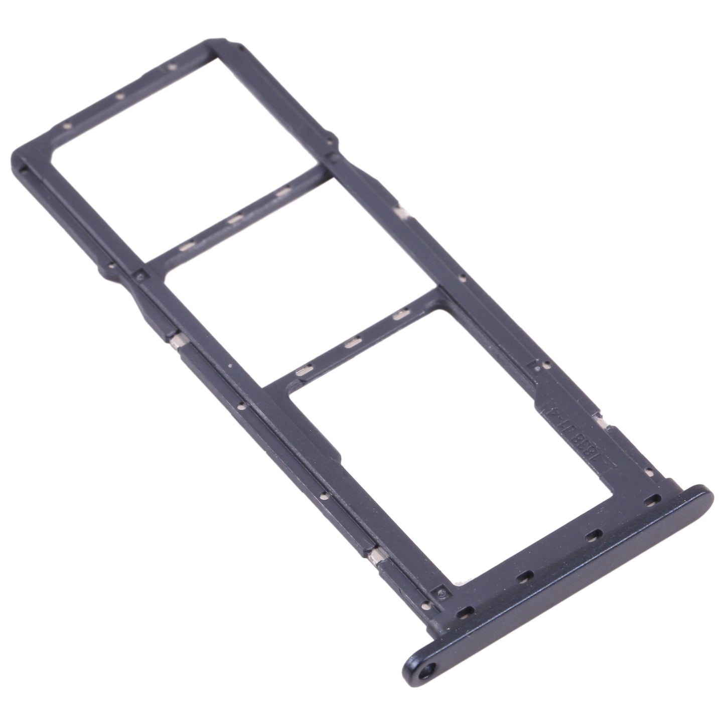 SIM Card Tray + SIM Card Tray + Micro SD Card Tray for Nokia 5.4 TA-1333 TA-1340 TA-1337 TA-1328 TA-1325 (Black)
