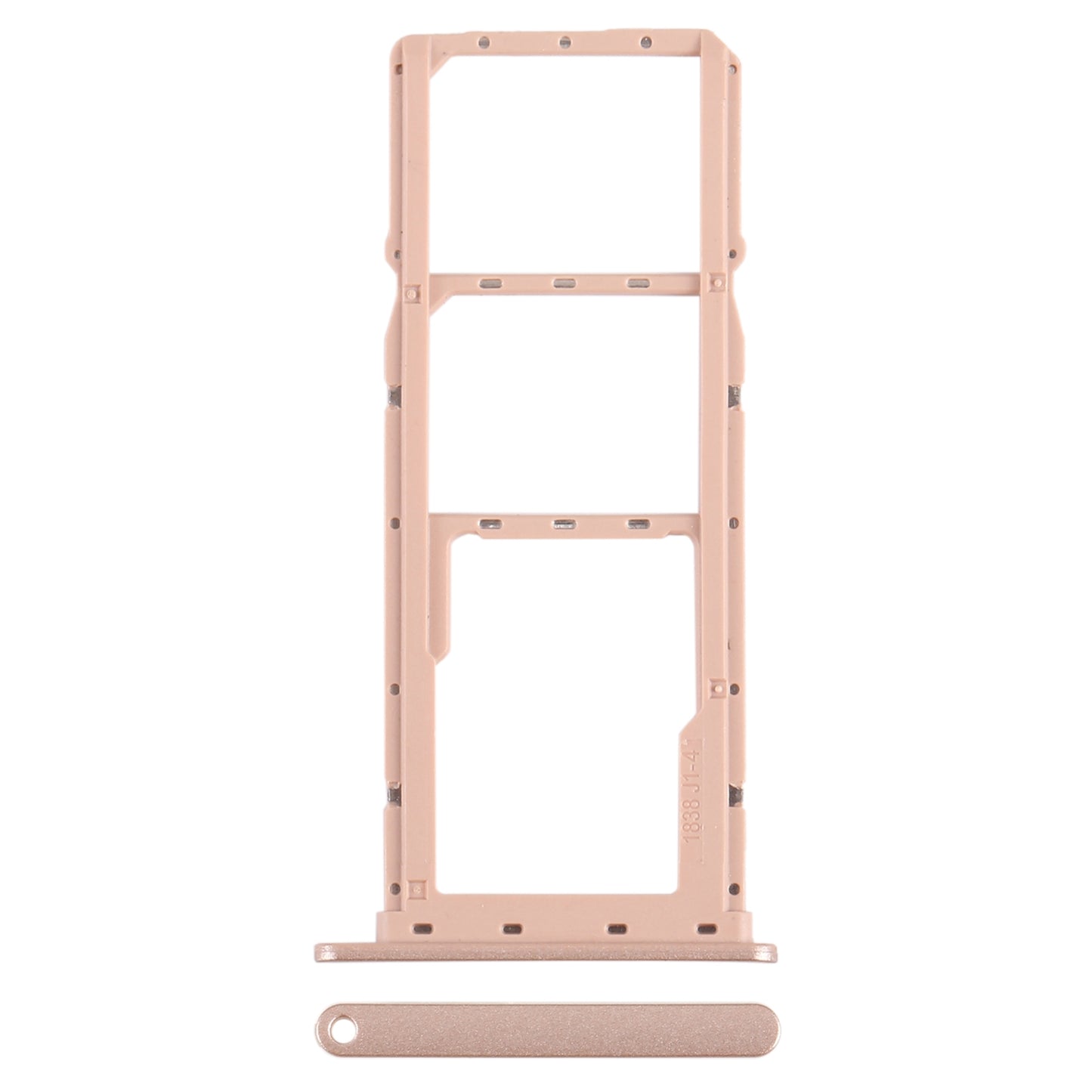 SIM Card Tray + SIM Card Tray + Micro SD Card Tray for Nokia 5.4 TA-1333 TA-1340 TA-1337 TA-1328 TA-1325 (Gold)