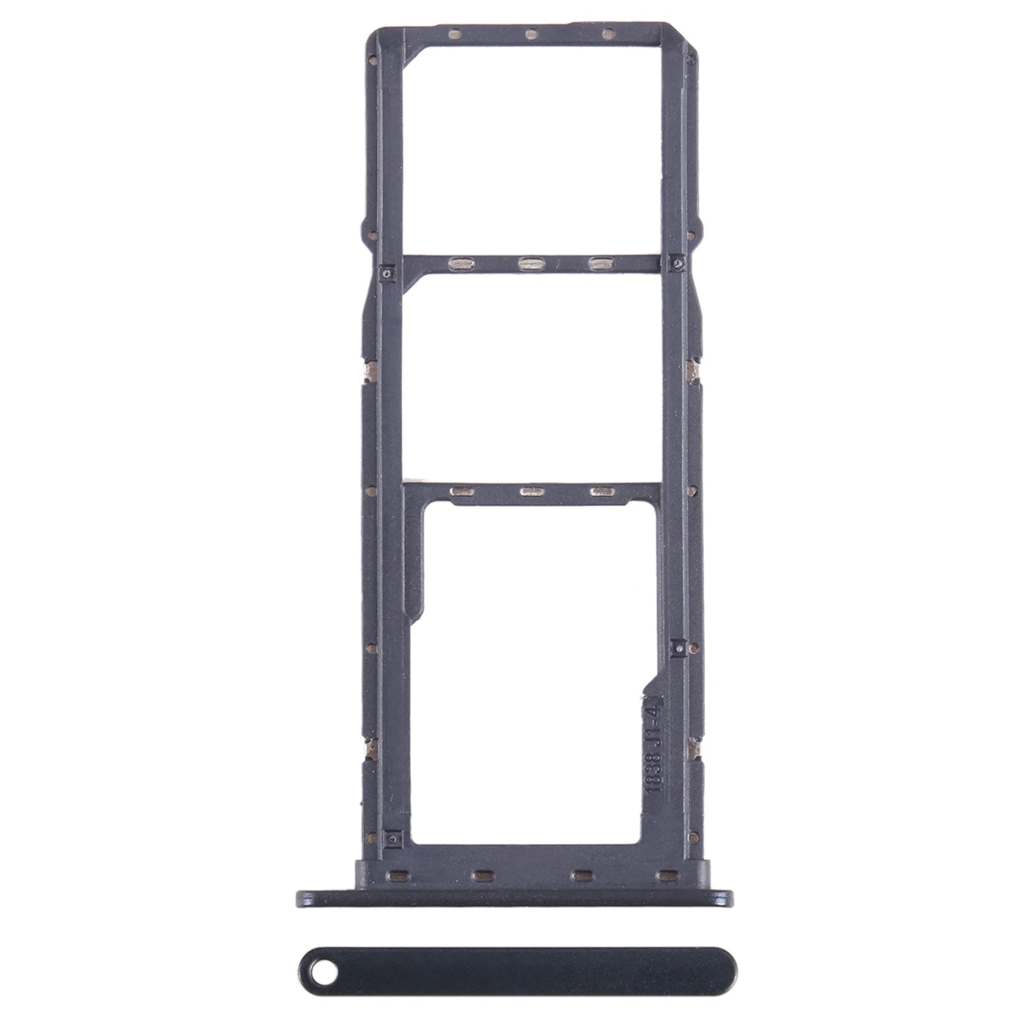 SIM Card Tray + SIM Card Tray + Micro SD Card Tray for Nokia 5.4 TA-1333 TA-1340 TA-1337 TA-1328 TA-1325 (Blue)
