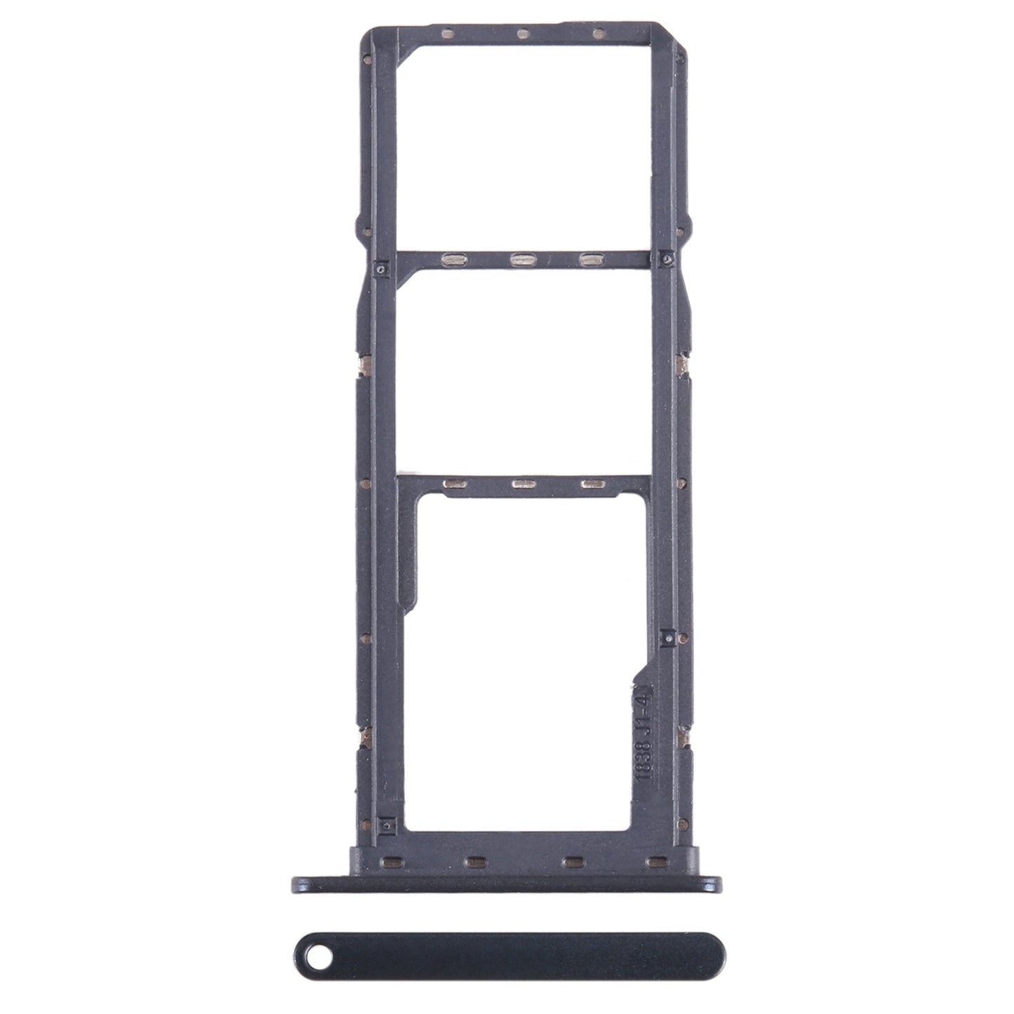 SIM Card Tray + SIM Card Tray + Micro SD Card Tray for Nokia 5.4 TA-1333 TA-1340 TA-1337 TA-1328 TA-1325 (Blue)