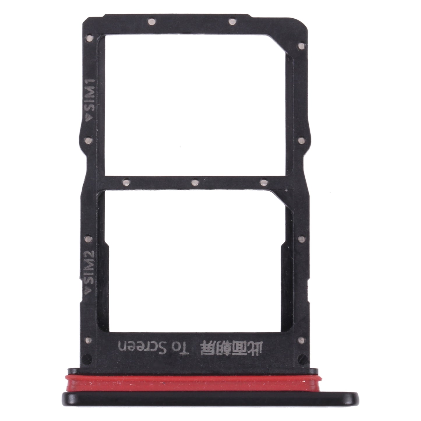 SIM Card Tray + SIM Card Tray for Huawei Nova 8 se Youth (Black)