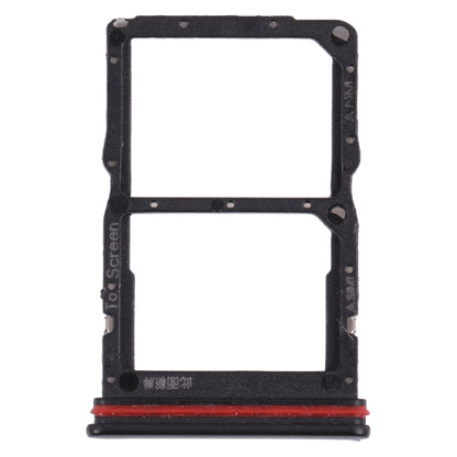 SIM Card Tray + NM Card Tray for Huawei nova 7 SE 5G Youth (Black)