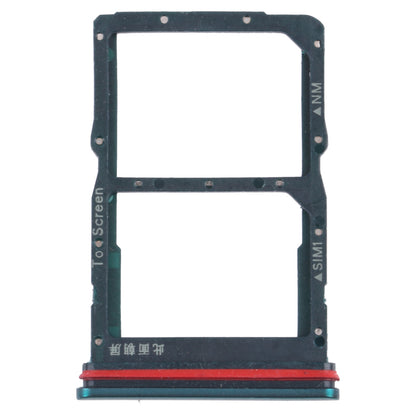 SIM Card Tray + NM Card Tray for Huawei nova 7 SE 5G Youth (Green)