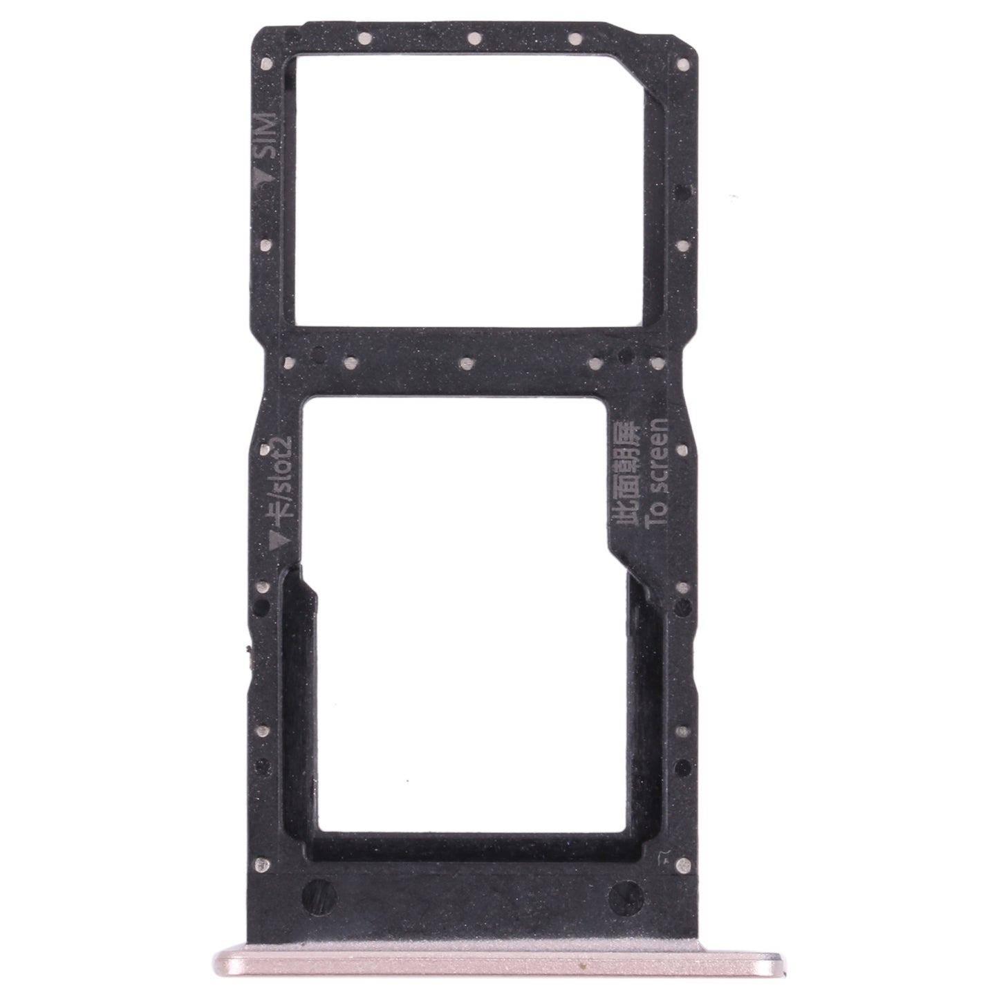 SIM Card Tray + SIM Card Tray / Micro SD Card Tray for Huawei Enjoy 20 5G (Gold)