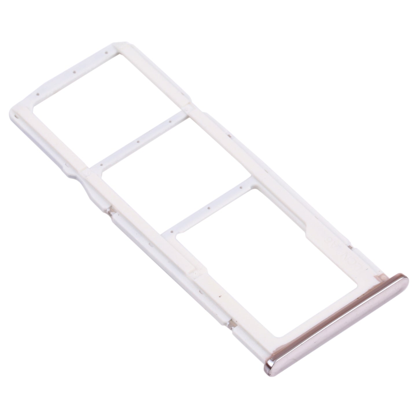 SIM Card Tray + SIM Card Tray + Micro SD Card Tray for Huawei Y7 (2018) (Silver)