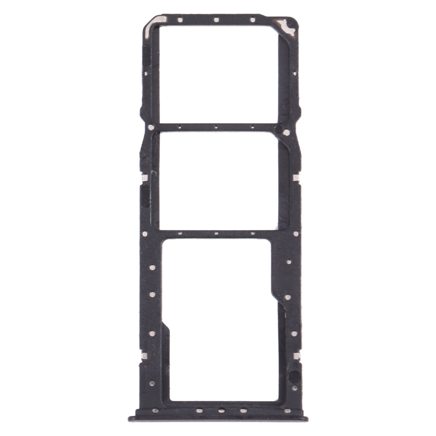 SIM Card Tray + SIM Card Tray + Micro SD Card Tray for Huawei Y9 (2018) (Black)