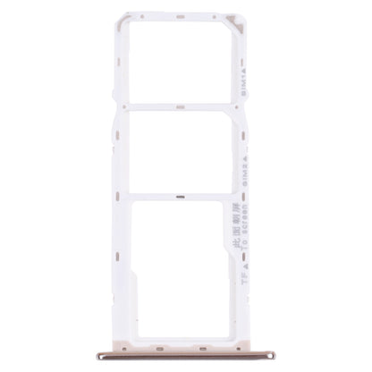 SIM Card Tray + SIM Card Tray + Micro SD Card Tray for Huawei Y6 (2018) (Silver)