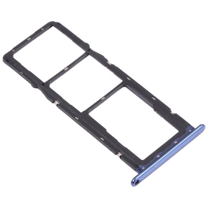 SIM Card Tray + SIM Card Tray + Micro SD Card Tray for Honor 7A Pro (Blue)