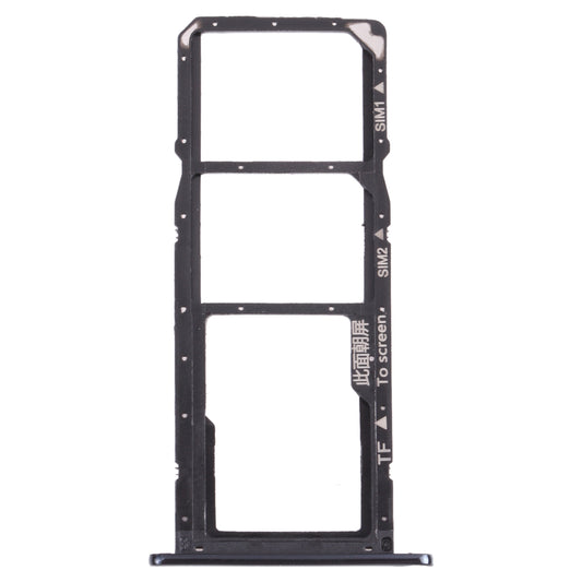 SIM Card Tray + SIM Card Tray + Micro SD Card Tray for Huawei Enjoy 8e (Black)