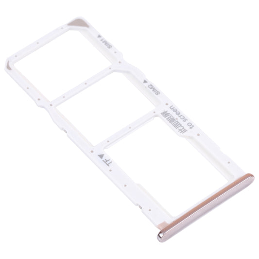 SIM Card Tray + SIM Card Tray + Micro SD Card Tray for Huawei Y7 Pro 2018 (Silver)