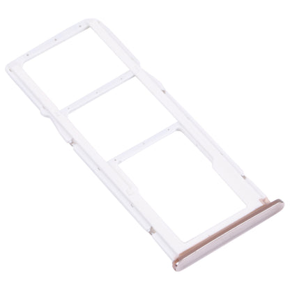SIM Card Tray + SIM Card Tray + Micro SD Card Tray for Huawei Y7 Pro 2018 (Silver)