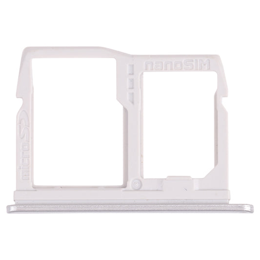 Nano SIM Card Tray + Micro SD Card Tray for LG K31 LM-K300Q, LMK300, LGL355DL (Silver)