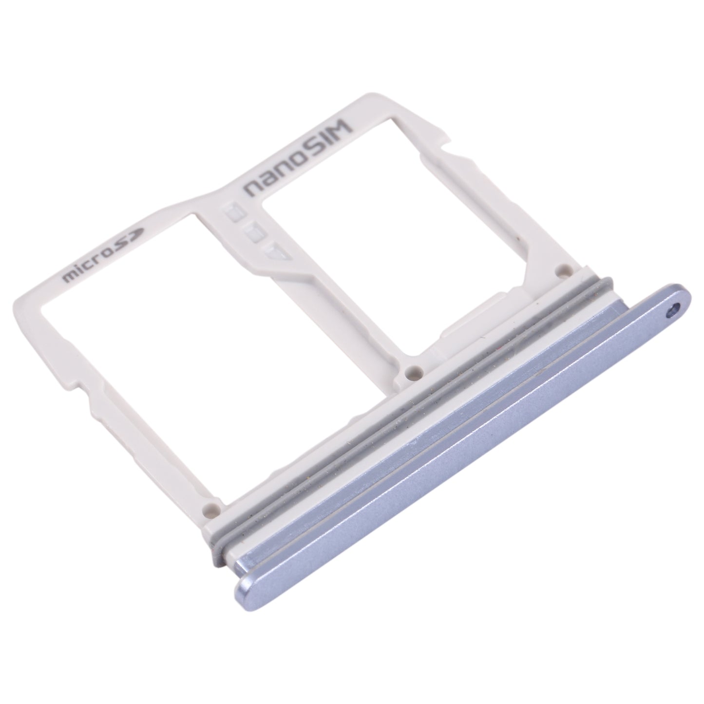 Nano SIM Card Tray + Nano SIM Card Tray / Micro SD Card Tray for LG Wing 5G LMF100N, LM-F100N, LM-F100V, LM-F100 (Blue)