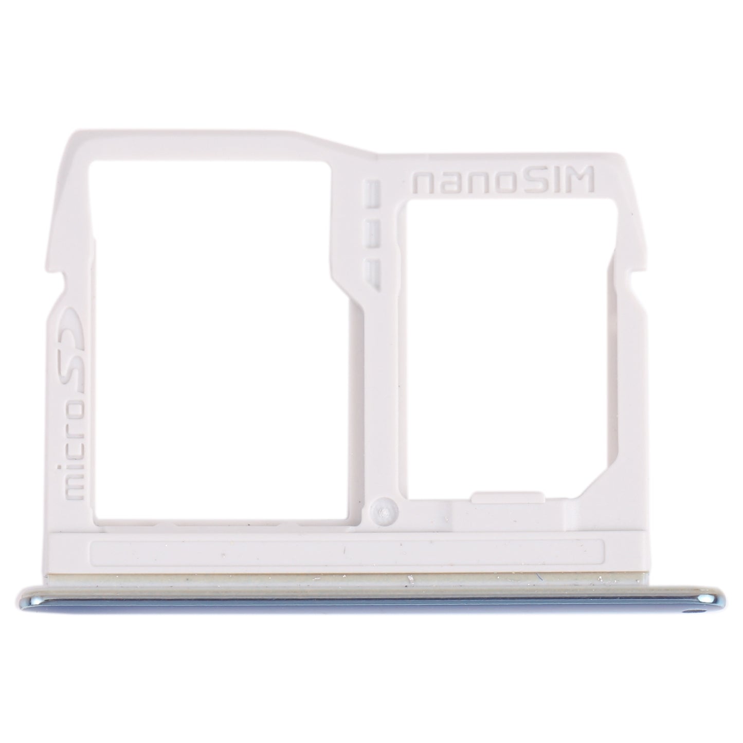 Nano SIM Card Tray + Micro SD Card Tray for LG Stylo 6 / K71 LMQ730HA, LM-Q730HA, LMQ730TM, LM-Q730TM (Blue)