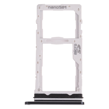 Nano SIM Card Tray + Micro SD Card Tray for LG G8X ThinQ / V50S ThinQ 5G LM-V510N, LMG850EMW, LM-G850 (Black)