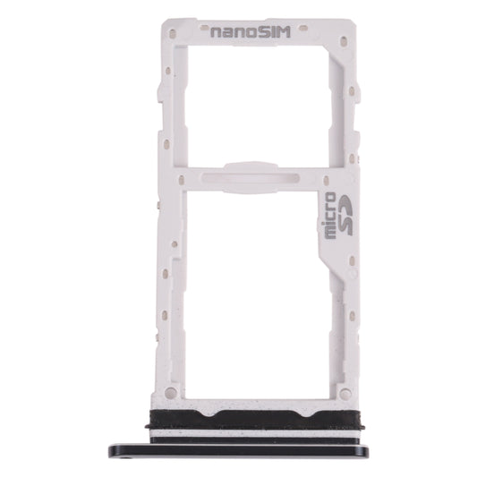 Nano SIM Card Tray + Micro SD Card Tray for LG G8X ThinQ / V50S ThinQ 5G LM-V510N, LMG850EMW, LM-G850 (Black)