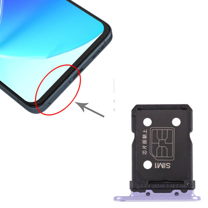 For OPPO Reno6 5G PEQM00 CPH2251  SIM Card Tray + SIM Card Tray (Purple)