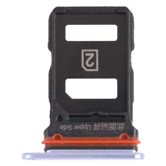 For vivo iQOO 3 5G SIM Card Tray + SIM Card Tray (Silver)