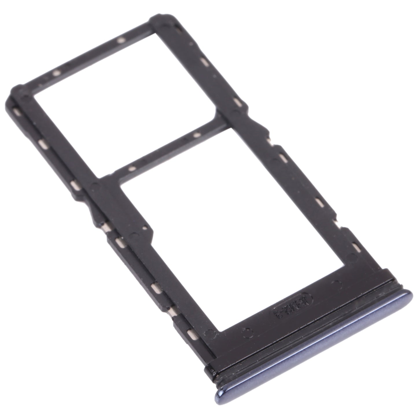 SIM Card Tray + Micro SD Card Tray for Xiaomi Poco X3 Pro M2102J20SG M2102J20SI (Black)