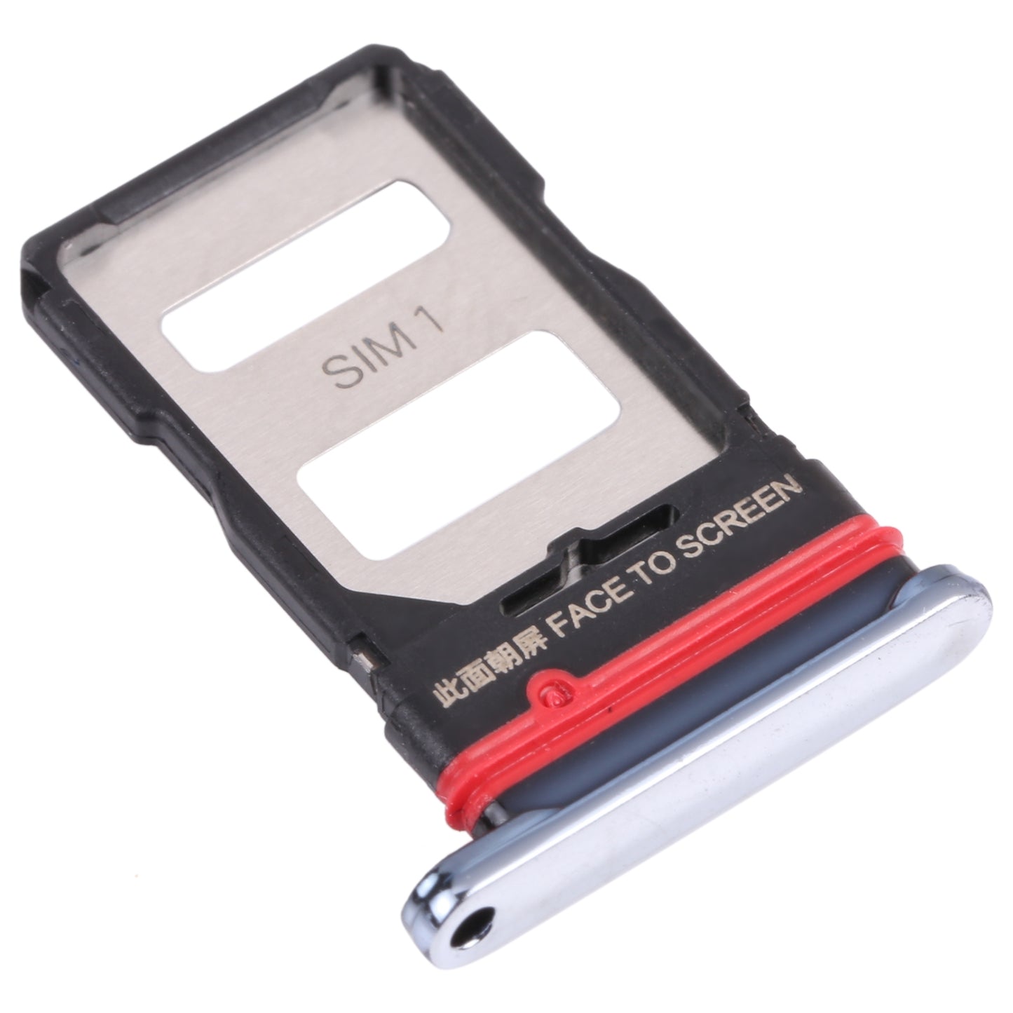 SIM Card Tray + SIM Card Tray for Xiaomi Mi 11T / 11T Pro 21081111RG(Silver)
