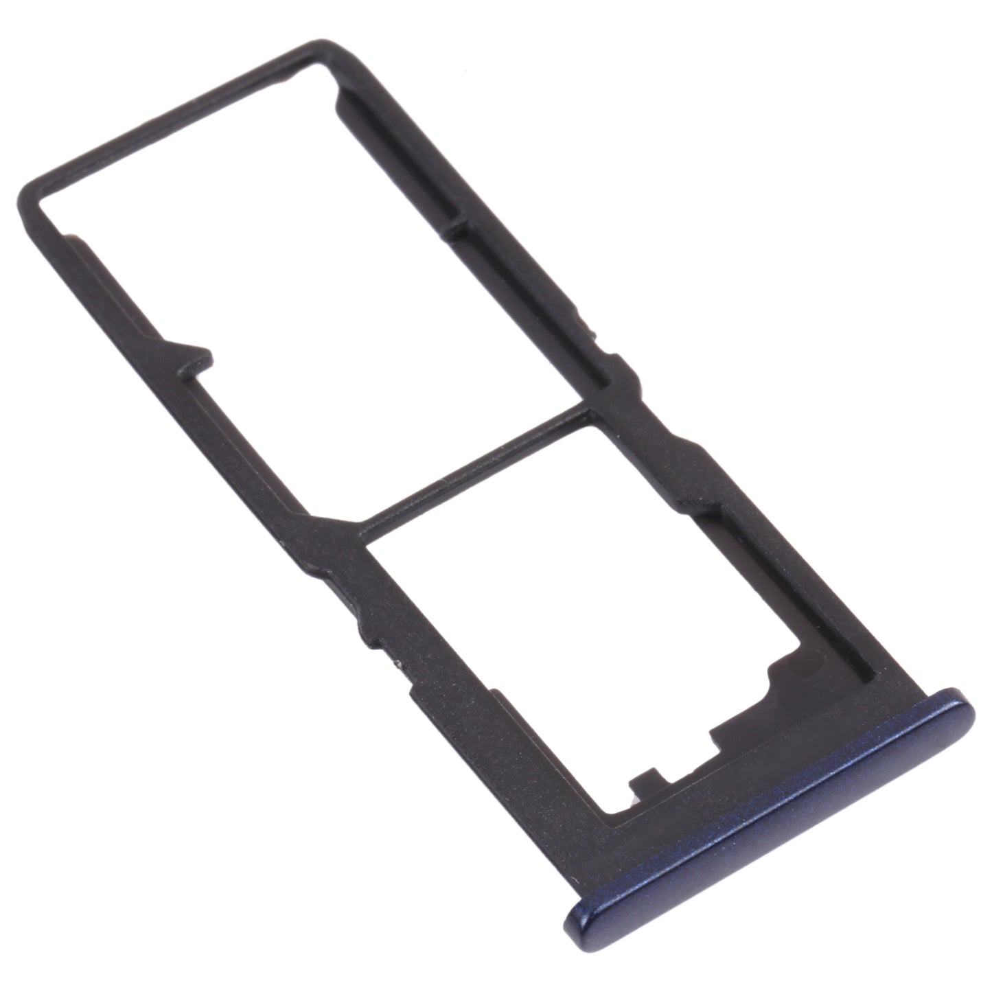 For vivo Y12S 2021 / Y12a V2069 SIM Card Tray + SIM Card Tray + Micro SD Card Tray (Black)