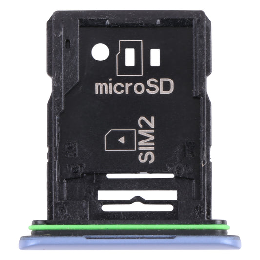 Original SIM Card Tray + SIM Card Tray / Micro SD Card Tray for Sony Xperia 10 III(Blue)