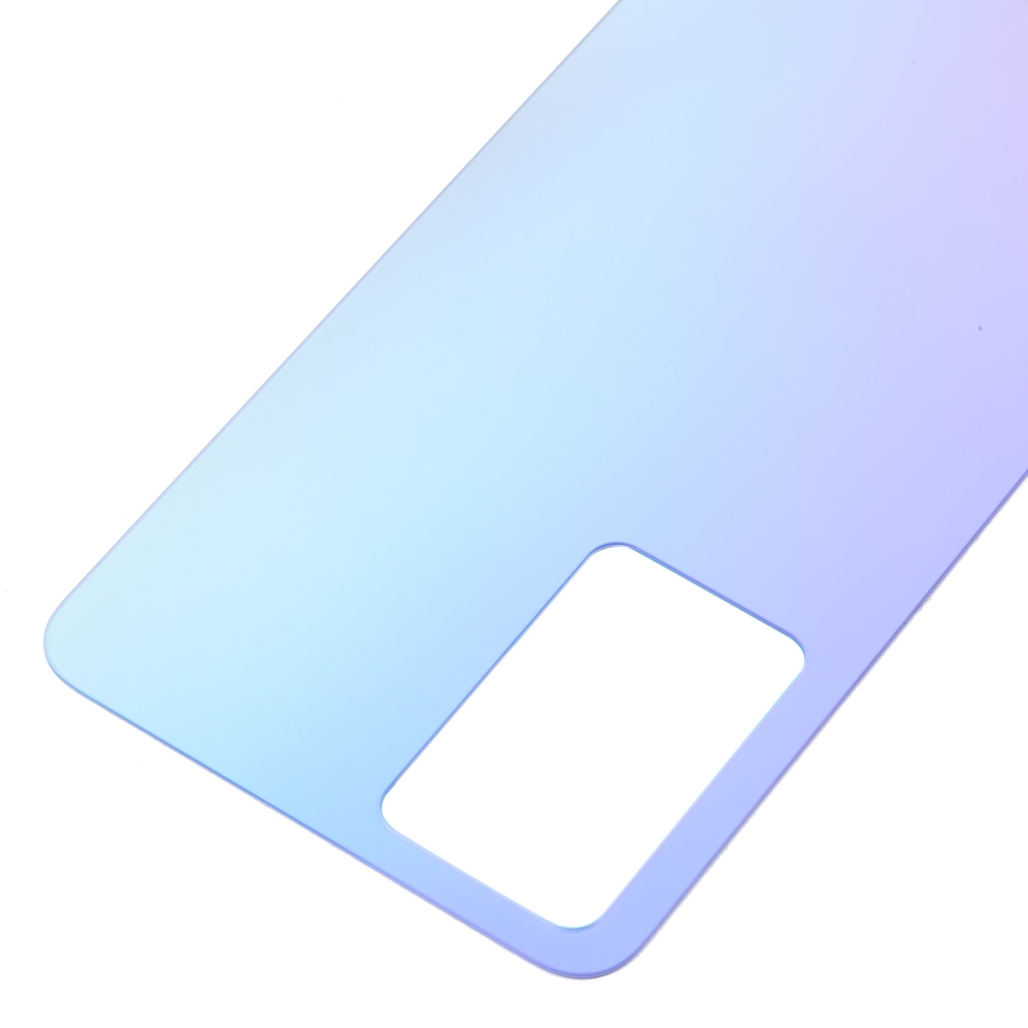 For OPPO Reno7 Pro 5G Glass Battery Back Cover (Blue)