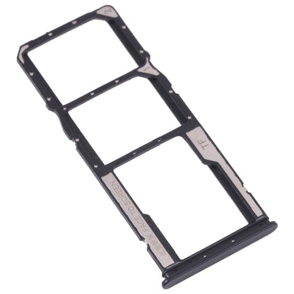 SIM Card Tray + SIM Card Tray + Micro SD card tray for Xiaomi Redmi Note 11 4G / Redmi Note 11S 4G(Black)