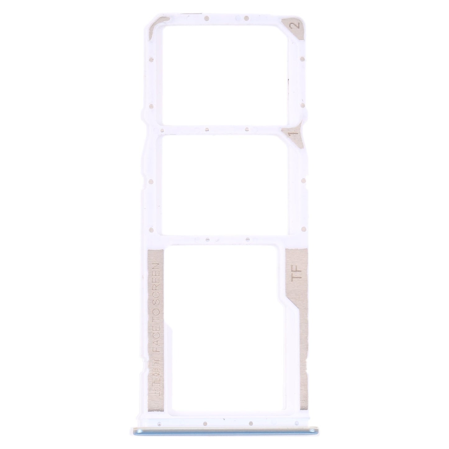 SIM Card Tray + SIM Card Tray + Micro SD card tray for Xiaomi Redmi Note 11 4G / Redmi Note 11S 4G(Baby Blue)