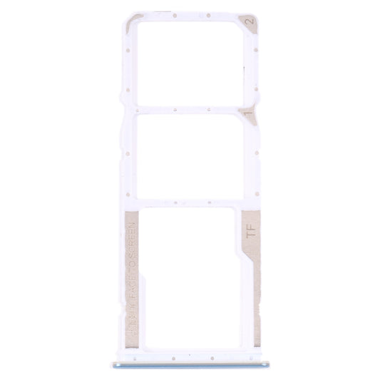 SIM Card Tray + SIM Card Tray + Micro SD card tray for Xiaomi Redmi Note 11 4G / Redmi Note 11S 4G(Baby Blue)
