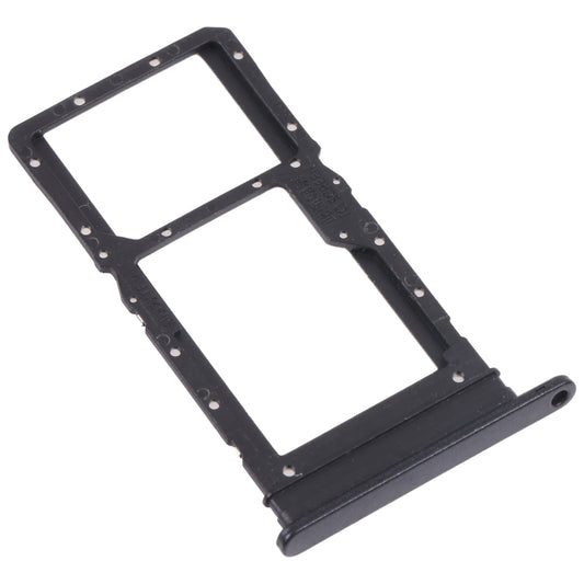 SIM Card Tray + SIM Card Tray / Micro SD Card Tray for Honor Play 30 Plus(Black)