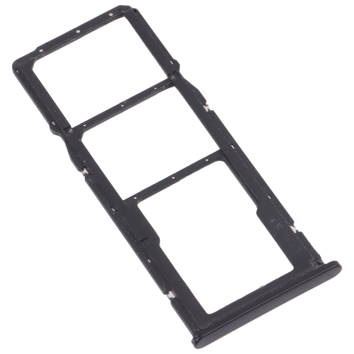 SIM Card Tray + SIM Card Tray + Micro SD Card Tray for Honor 7C (Black)