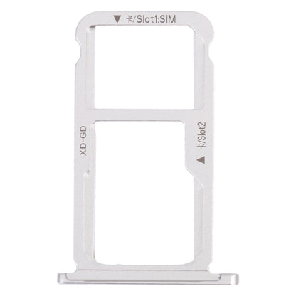 SIM Card Tray + SIM Card Tray / Micro SD Card Tray for Honor Mate 9 Lite (Silver)