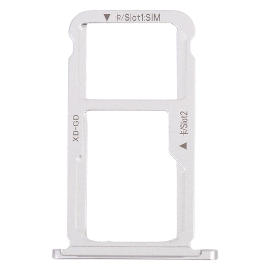 SIM Card Tray + SIM Card Tray / Micro SD Card Tray for Honor Mate 9 Lite (Silver)