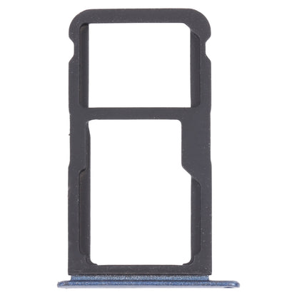 SIM Card Tray + SIM Card Tray / Micro SD Card Tray for Honor Play 6 (Blue)