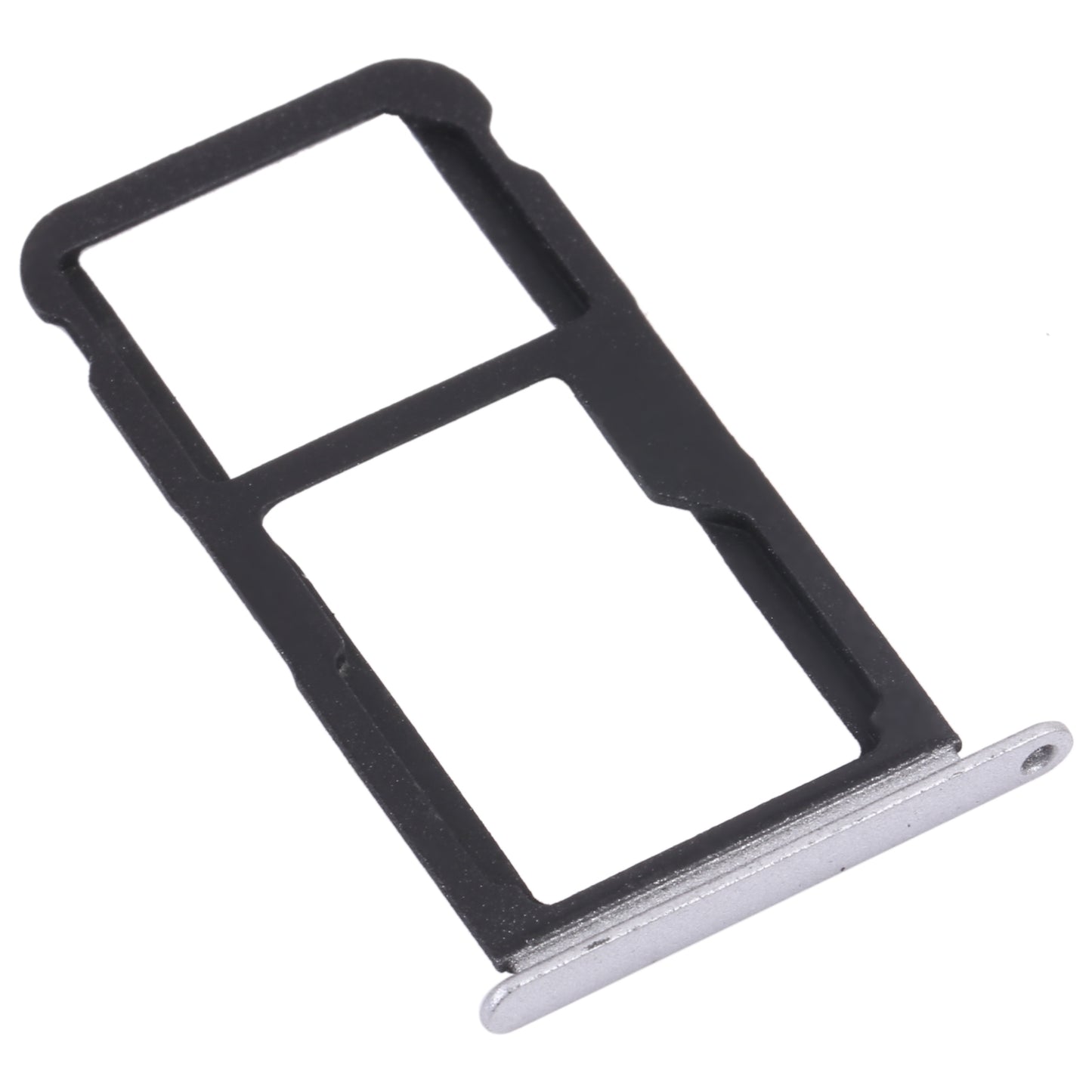 SIM Card Tray + SIM Card Tray / Micro SD Card Tray for Honor Play 6 (Silver)