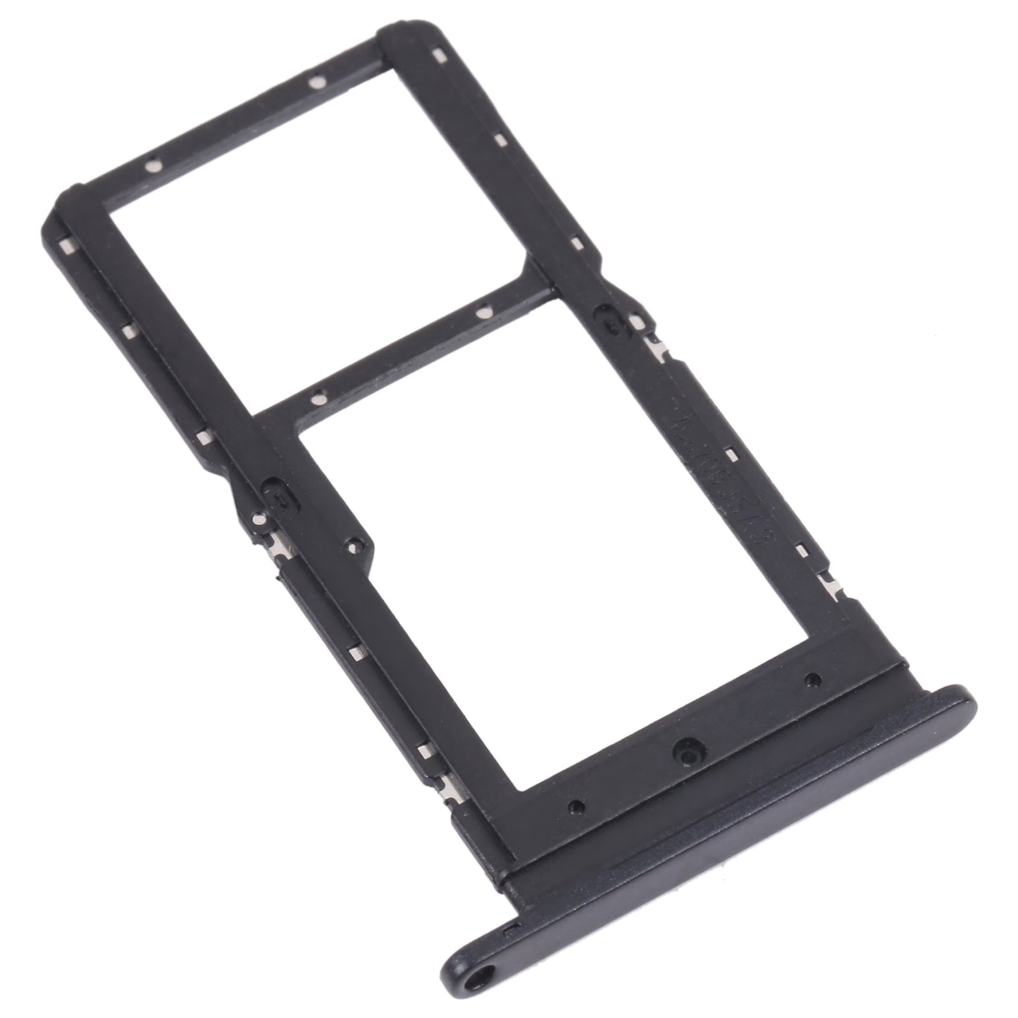 SIM Card Tray + SIM Card Tray / Micro SD Card Tray for Huawei Maimang 10 SE (Black)