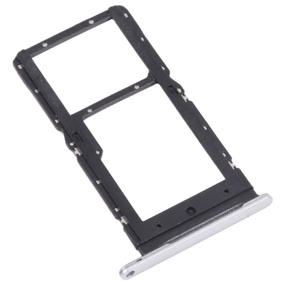 SIM Card Tray + SIM Card Tray / Micro SD Card Tray for Huawei Maimang 10 SE (Silver)